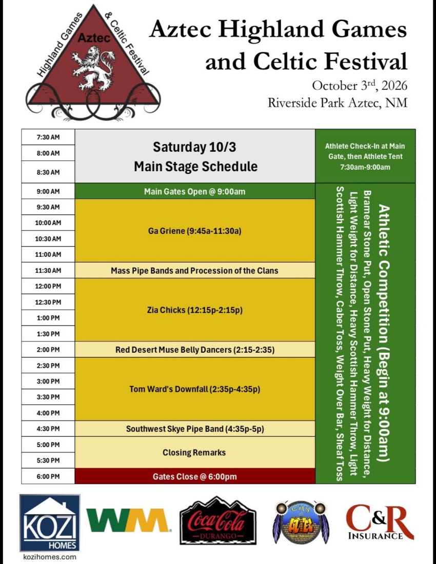 2026-10-03 Aztec Highland Games
